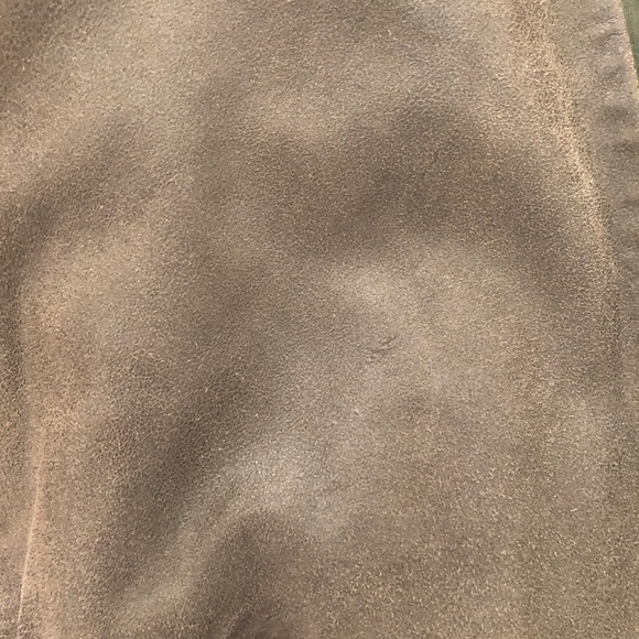 MUUBAA Shaula Leather Blazer Jacket in Metallic Grey Green - Picture 13 of 14